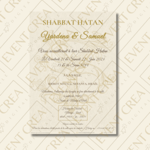 Carte Shabbat Hatan